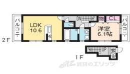 クレバメント太秦間取り図面