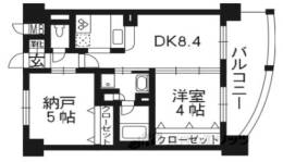 ｴｽﾃﾑﾌﾟﾗｻﾞ京都河原町通２ﾚｼﾞﾃﾞﾝｼｬﾙ間取り図面