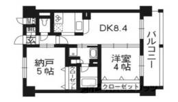 ｴｽﾃﾑﾌﾟﾗｻﾞ京都河原町通２ﾚｼﾞﾃﾞﾝｼｬﾙ間取り図面