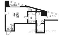 クレストコート二条城北間取り図面