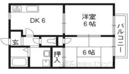ハイツ北山２間取り図面