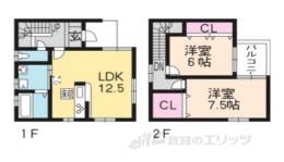 クッキーメゾネット間取り図面