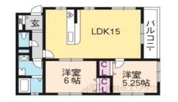 サンシャイン唐崎間取り図面
