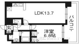 スワンズ京都油小路間取り図面