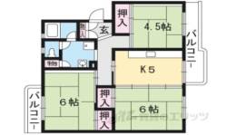 伏見納所団地１３号棟間取り図面