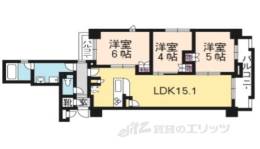 リヴァーク四条烏丸間取り図面