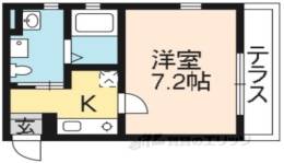 エスパス白梅町間取り図面