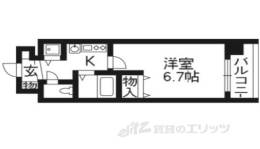 プレサンス京都四条烏丸クロス間取り図面