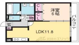 ケントク１間取り図面
