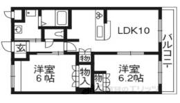 ノーベルＹＵＩ２間取り図面