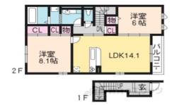 ロイヤルクレセント間取り図面