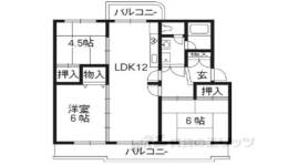 花園団地6号棟間取り図面