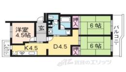 ＵＲ西京極団地２号棟間取り図面