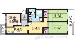 ＵＲ西京極団地４号棟間取り図面