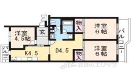 ＵＲ西京極団地６号棟間取り図面