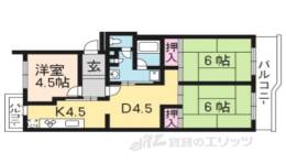 ＵＲ西京極団地８号棟間取り図面