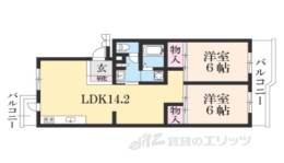 ＵＲ西京極団地９号棟間取り図面