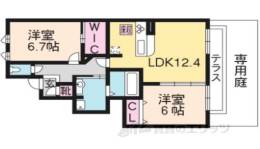 ヴェルドミール久御山間取り図面