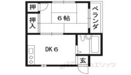 田中市コーポ間取り図面