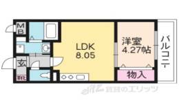 リバーサイド桂　壱番館間取り図面