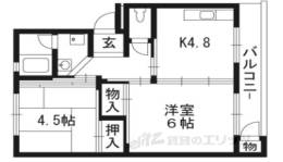 小栗栖北団地33棟間取り図面