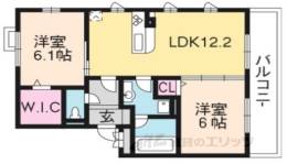 ラ・シャンド・フルールＢ棟間取り図面
