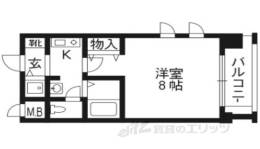 グランドパレス京都烏丸五条間取り図面
