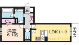 Ｌｅ　ｃｉｅｌ　１間取り図面