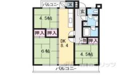 花園団地4号棟間取り図面