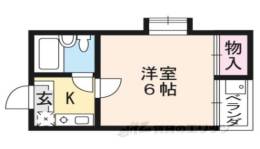 アッパーウエストサイド西賀茂間取り図面