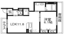 Ｌａ　ｆｏｒｅｔ山科間取り図面