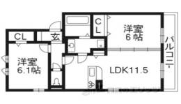 レジウム嵯峨間取り図面