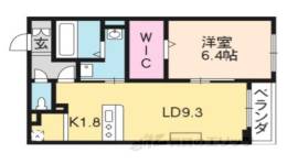 ラシーネ五條間取り図面