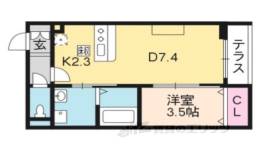 ラシーネ五條間取り図面