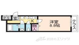 フラッティ堀川北山間取り図面
