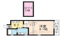 ドーリアＮＩＪＯ駅東間取り図面