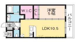 ビクトワール京都河原町　　　　　　間取り図面
