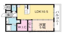 ビクトワール京都河原町　　　　　　間取り図面