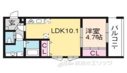 ビクトワール京都河原町　　　　　　間取り図面