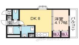 リバーサイド桂　弐番館間取り図面