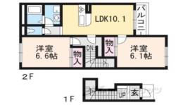グレースほしかＡ棟間取り図面