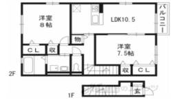 ブランカコート間取り図面