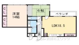 パルコーポ久御山間取り図面