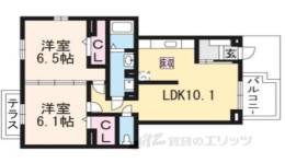 ヴェラルーナ長岡京間取り図面