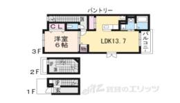 アクアビュー石山間取り図面