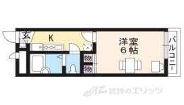 レオパレス御所西間取り図面