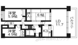 ベルヴィ草津間取り図面