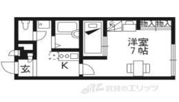 レオパレスアルモニ1番館間取り図面