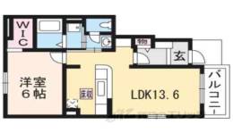 レイクりき１間取り図面