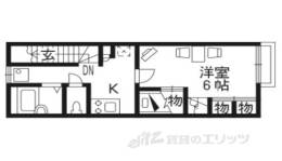 レオパレス宇治川間取り図面